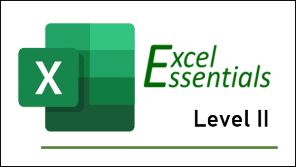 Excel Essentials Level 2 Training